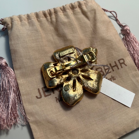 NEW! Jennifer Behr Yelena Barrette -rose mix
